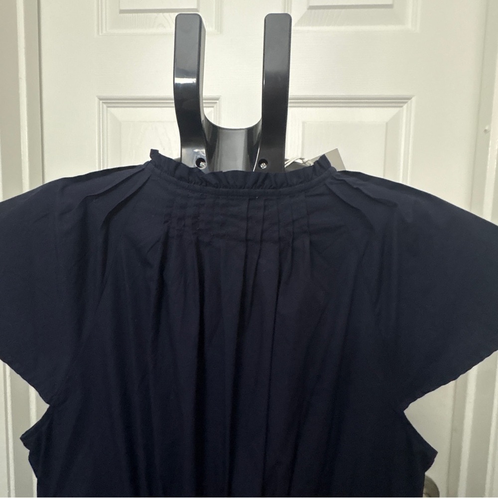 Elegant Navy Maxi Dress - Picture 3 of 13